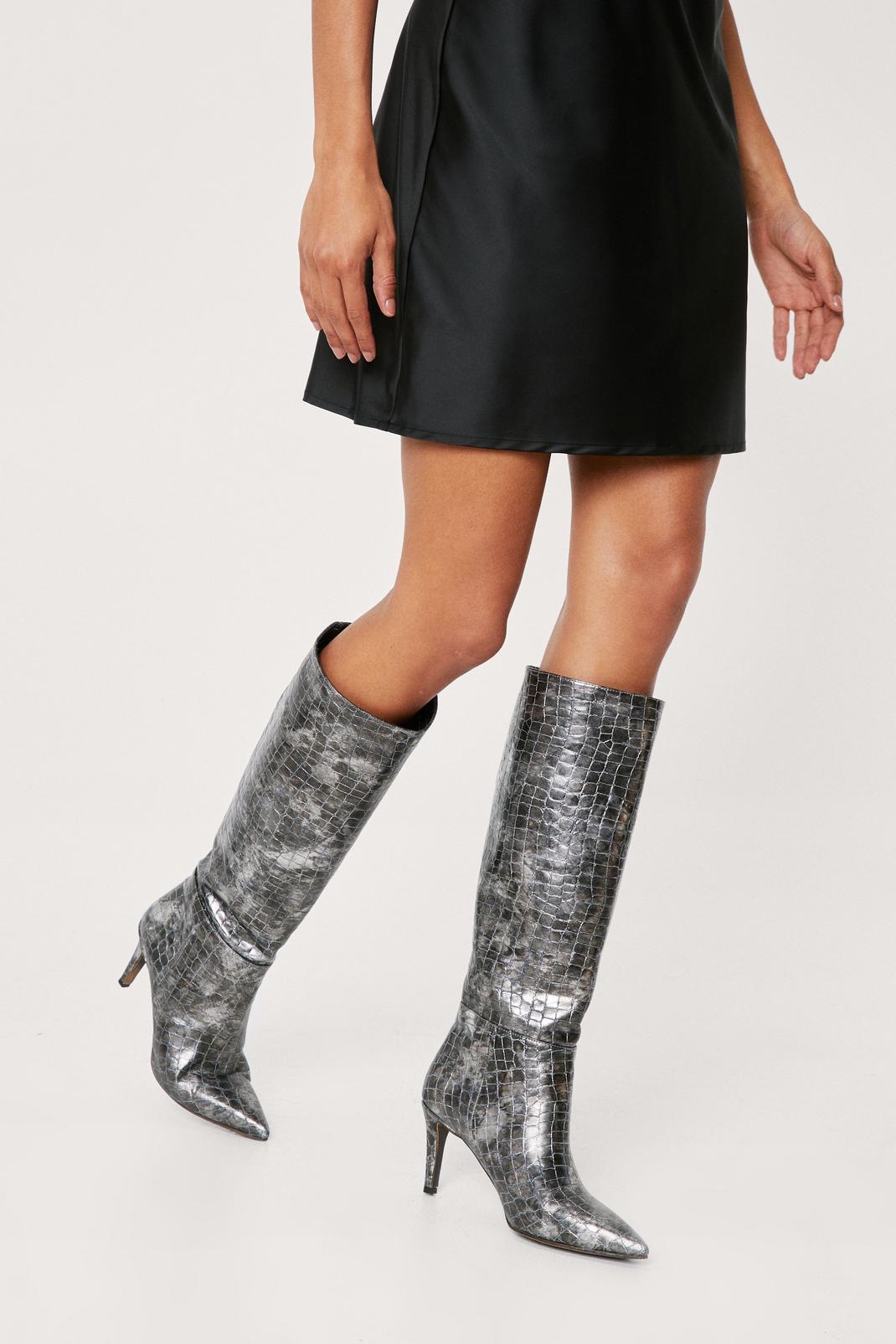 knee croc boots